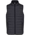 KB6113 K6113 Kariban Lightweight Padded Bodywarmer marl dark grey colour image